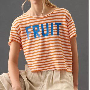 MOTHER Denim The Rowdy Crop Fruit Tee NWT Size Medium